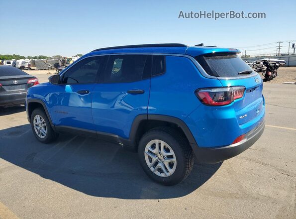3C4NJDAB0MT567974 2021 JEEP COMPASS Blue Tył lewy
