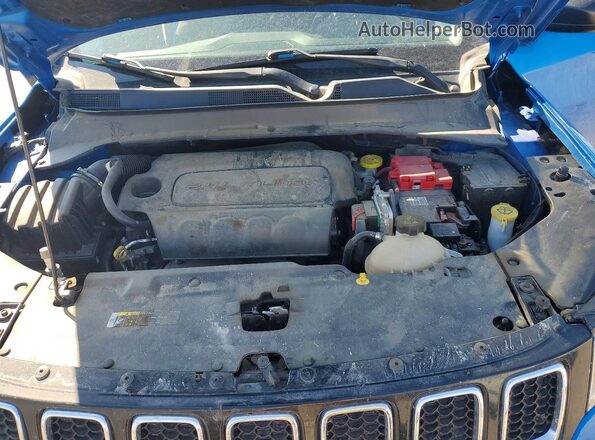 3C4NJDAB0MT567974 2021 JEEP COMPASS Blue Widok komory silnika