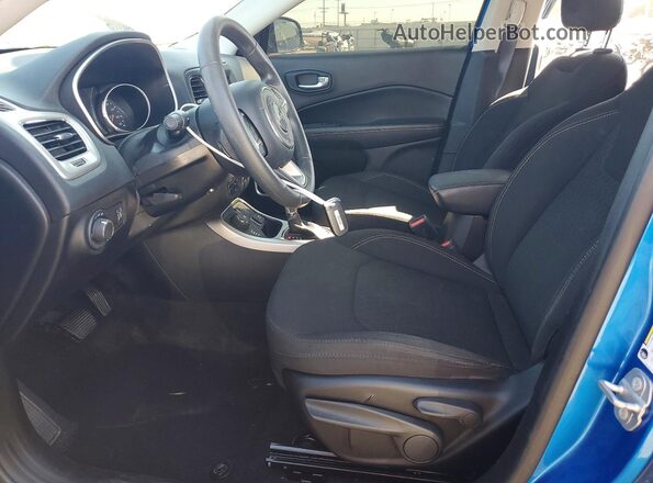 3C4NJDAB0MT567974 2021 JEEP COMPASS Blue Widok wnętrza z przodu
