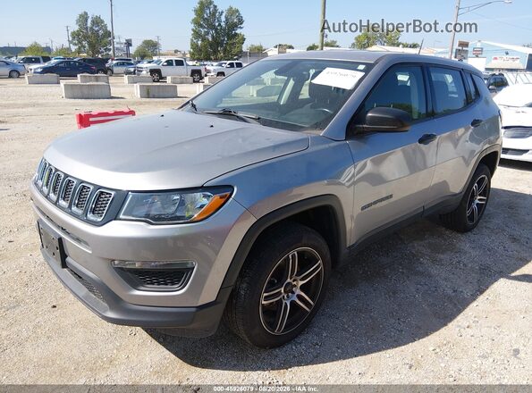 3C4NJDAB1JT262351 2018 JEEP COMPASS Silver Przód lewy