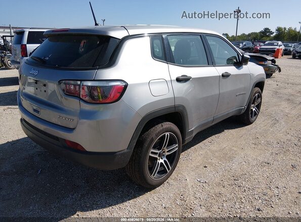 3C4NJDAB1JT262351 2018 JEEP COMPASS Silver Tył prawy