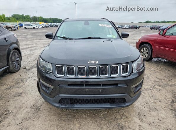 3C4NJDAB1JT415584 2018 JEEP COMPASS Black წინა ხედი