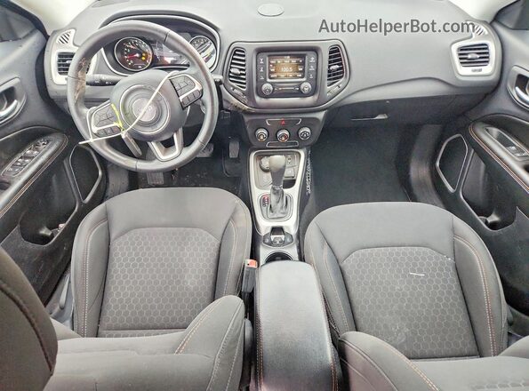 3C4NJDAB1JT415584 2018 JEEP COMPASS Black წინა პანელის ხედი