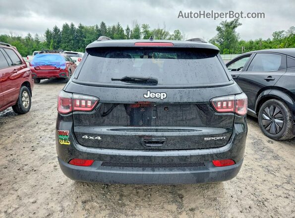 3C4NJDAB1JT415584 2018 JEEP COMPASS Black უკანა ხედი