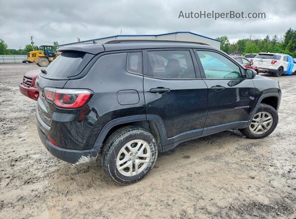 3C4NJDAB1JT415584 2018 JEEP COMPASS Black უკანა მარჯვენა