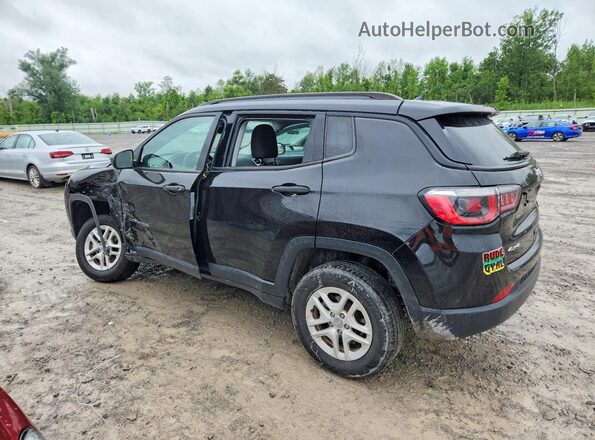 3C4NJDAB1JT415584 2018 JEEP COMPASS Black უკანა მარცხენა