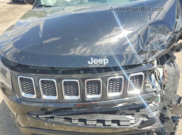 3C4NJDAB1JT483349 2018 JEEP COMPASS Черный Вид подкапотного пространства