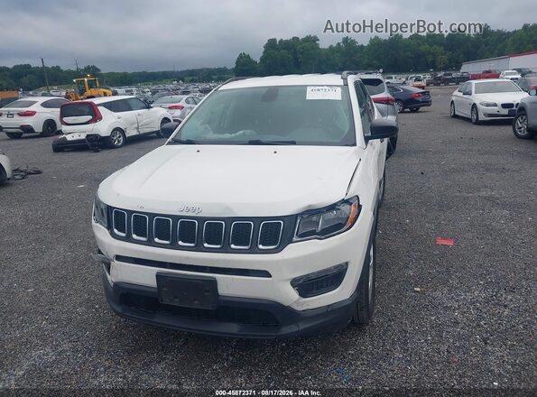 3C4NJDAB2JT146091 2018 JEEP COMPASS White Вид щитка приладів