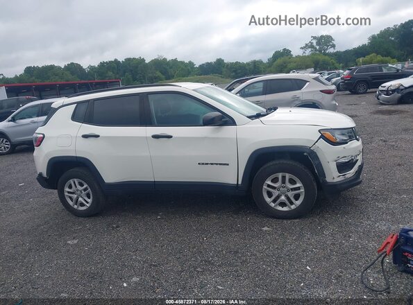 3C4NJDAB2JT146091 2018 JEEP COMPASS White Вид задньої частини салону