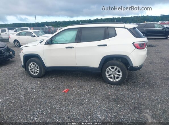 3C4NJDAB2JT146091 2018 JEEP COMPASS White Панорамний вид салону 360°