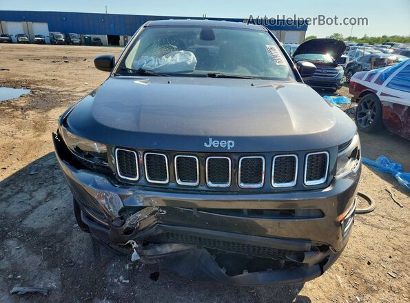 3C4NJDAB2JT177177 2018 JEEP COMPASS Gray Vista frontal