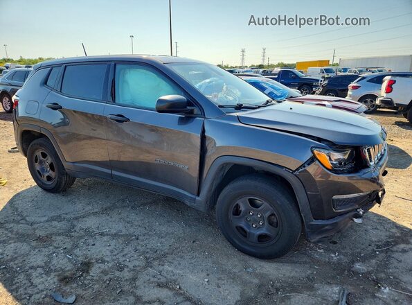3C4NJDAB2JT177177 2018 JEEP COMPASS Gray Delantero derecho