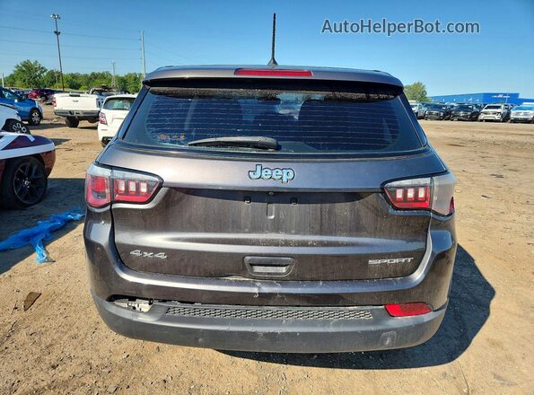3C4NJDAB2JT177177 2018 JEEP COMPASS Gray Vista trasera