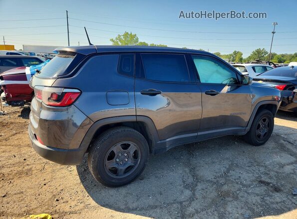 3C4NJDAB2JT177177 2018 JEEP COMPASS Gray Trasero derecho
