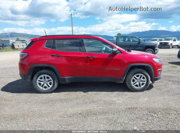 3C4NJDAB2JT330835 2018 JEEP COMPASS Red 360 interior view