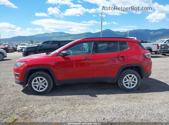 3C4NJDAB2JT330835 2018 JEEP COMPASS Red 