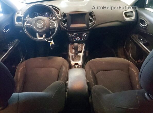 3C4NJDAB2KT703356 2019 JEEP COMPASS Black წინა პანელის ხედი
