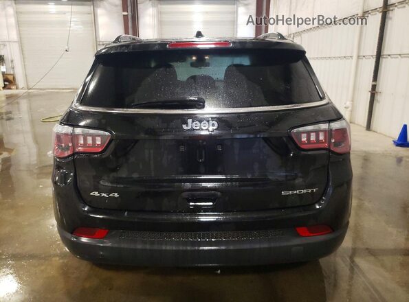 3C4NJDAB2KT703356 2019 JEEP COMPASS Black უკანა ხედი