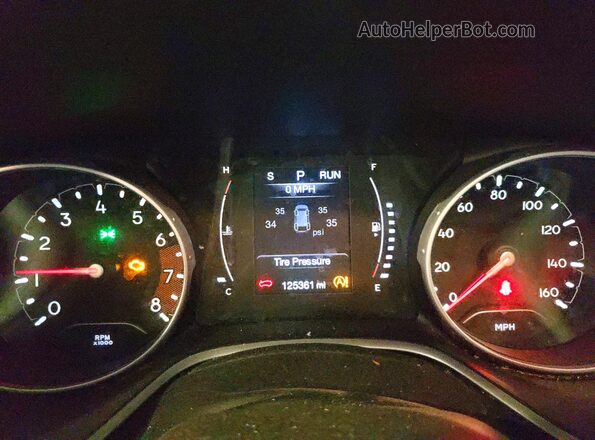 3C4NJDAB2KT703356 2019 JEEP COMPASS Black ხელსაწყოთა პანელის ხედი