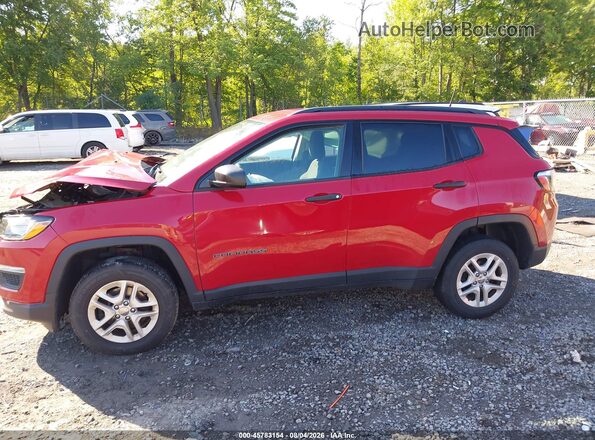 3C4NJDAB3JT252873 2018 JEEP COMPASS Burgundy Widok wnętrza 360 stopni