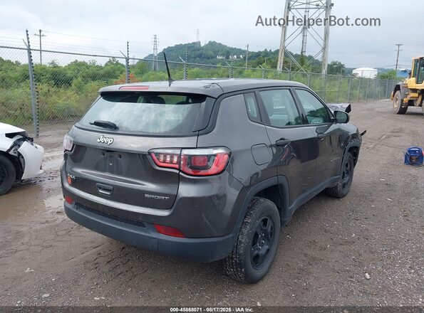 3C4NJDAB3JT483787 2018 JEEP COMPASS Gray უკანა მარჯვენა