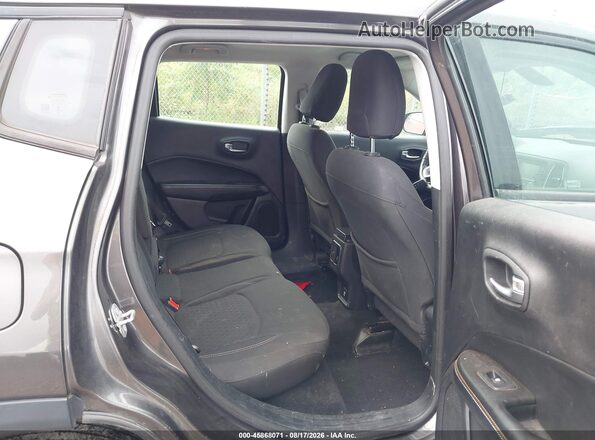 3C4NJDAB3JT483787 2018 JEEP COMPASS Gray VIN კოდის სტიკერის ხედი