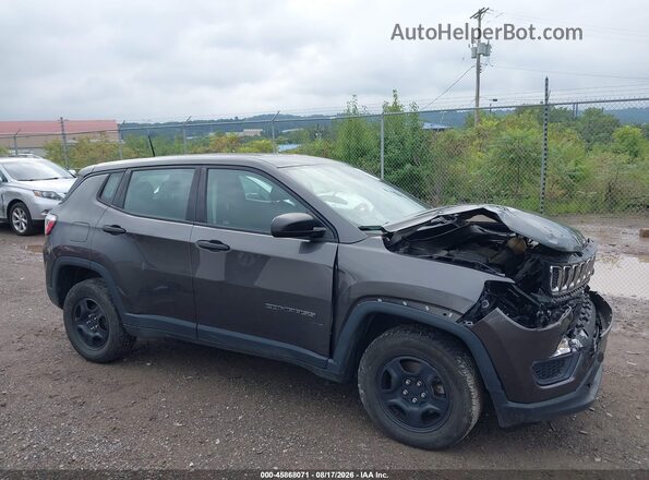 3C4NJDAB3JT483787 2018 JEEP COMPASS Gray უკანა სალონის ხედი