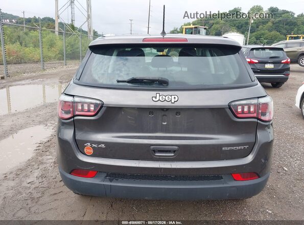 3C4NJDAB3JT483787 2018 JEEP COMPASS Gray 