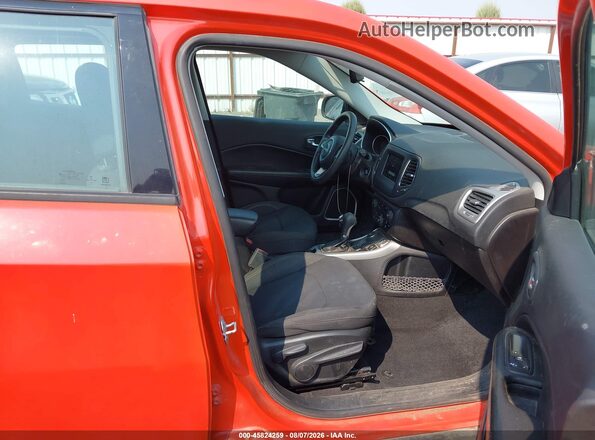 3C4NJDAB3KT767552 2019 JEEP COMPASS Orange Front interior view