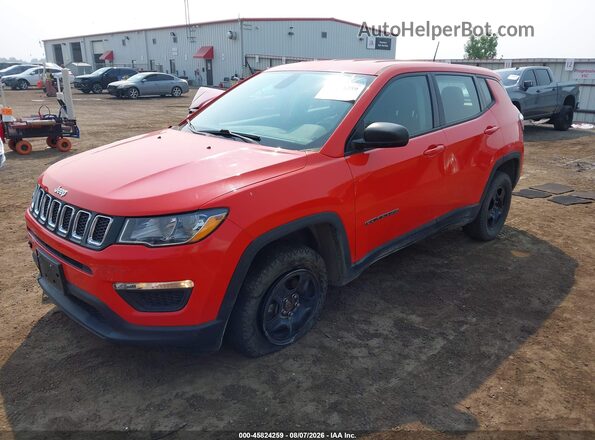 3C4NJDAB3KT767552 2019 JEEP COMPASS Orange Front left