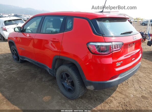3C4NJDAB3KT767552 2019 JEEP COMPASS Orange Rear left