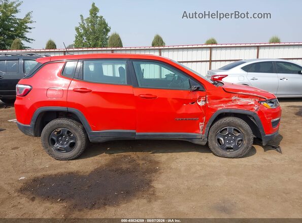 3C4NJDAB3KT767552 2019 JEEP COMPASS Orange Rear interior view