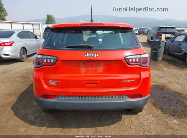 3C4NJDAB3KT767552 2019 JEEP COMPASS Orange 