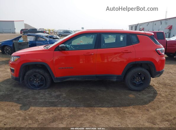 3C4NJDAB3KT767552 2019 JEEP COMPASS Orange 360 interior view