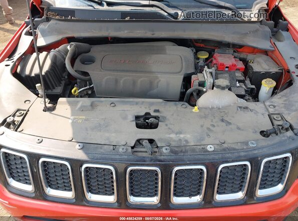 3C4NJDAB3KT767552 2019 JEEP COMPASS Orange Rear view