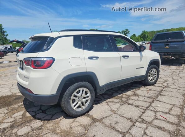 3C4NJDAB4HT667212 2017 JEEP COMPASS Белый Задняя правая четверть