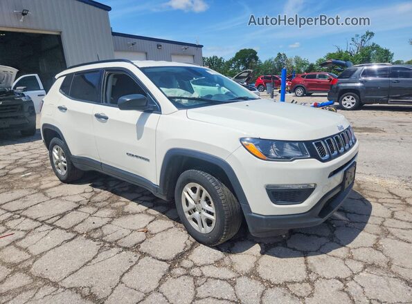3C4NJDAB4HT667212 2017 JEEP COMPASS Белый Передняя правая четверть