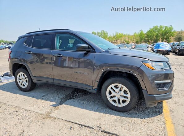 3C4NJDAB4JT270623 2018 JEEP COMPASS Gray Delantero derecho