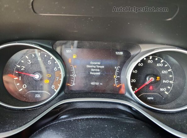 3C4NJDAB4JT270623 2018 JEEP COMPASS Gray Vista del cuadro de instrumentos