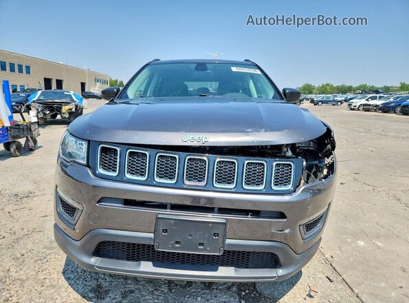3C4NJDAB4JT270623 2018 JEEP COMPASS Gray Vista frontal