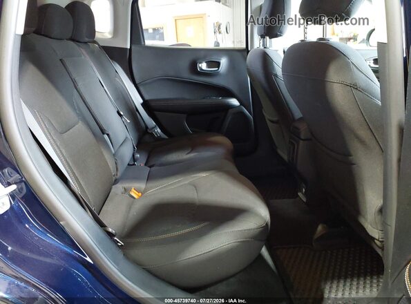 3C4NJDAB4JT392270 2018 JEEP COMPASS Blue Vista de la etiqueta del VIN