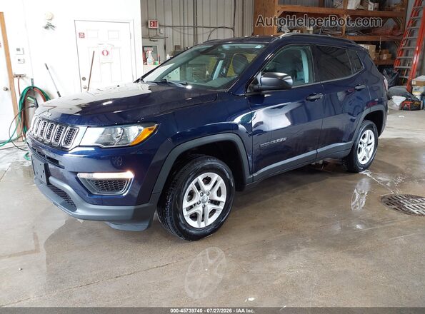 3C4NJDAB4JT392270 2018 JEEP COMPASS Blue Vista tres cuartos delantera izquierda