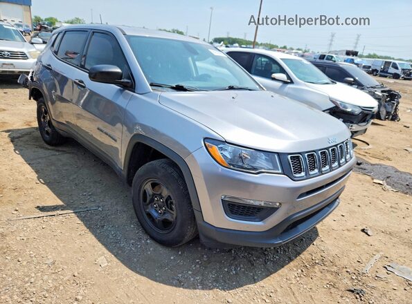 3C4NJDAB4KT773358 2019 JEEP COMPASS Silver Przód prawy