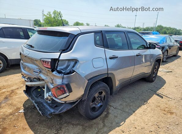 3C4NJDAB4KT773358 2019 JEEP COMPASS Silver Tył prawy