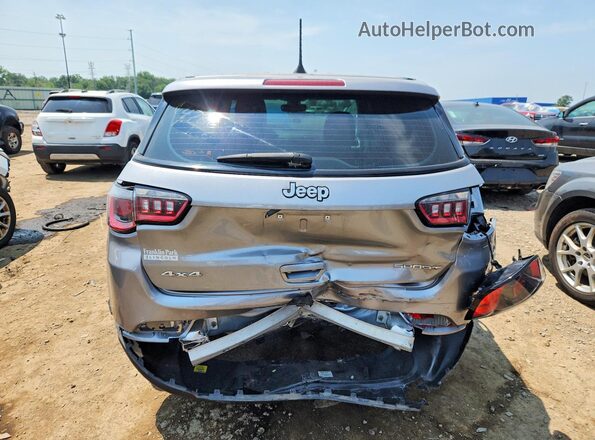 3C4NJDAB4KT773358 2019 JEEP COMPASS Silver Widok z tyłu