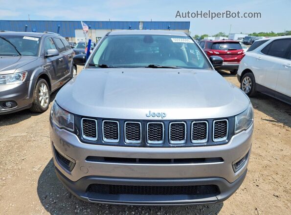 3C4NJDAB4KT773358 2019 JEEP COMPASS Silver Widok z przodu