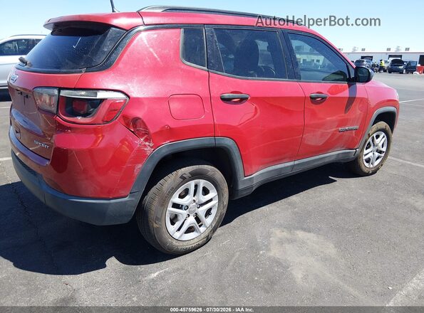 3C4NJDAB5HT660897 2017 JEEP NEW COMPASS Red Tył prawy