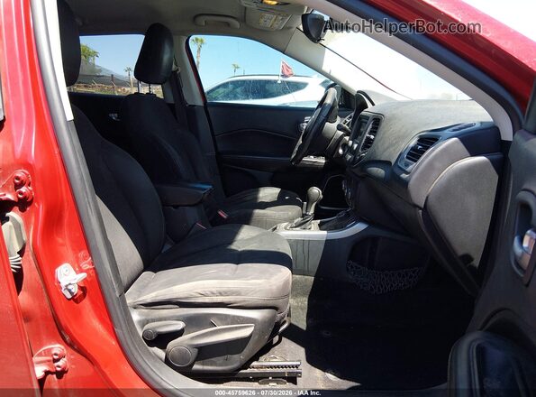 3C4NJDAB5HT660897 2017 JEEP NEW COMPASS Red Widok wnętrza z przodu