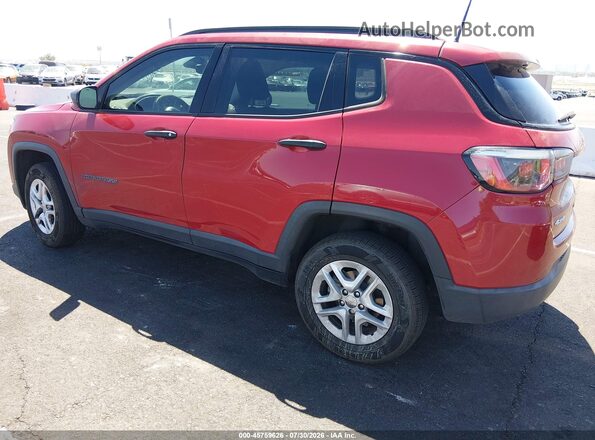 3C4NJDAB5HT660897 2017 JEEP NEW COMPASS Red Tył lewy