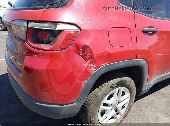 3C4NJDAB5HT660897 2017 JEEP NEW COMPASS Red Widok z przodu